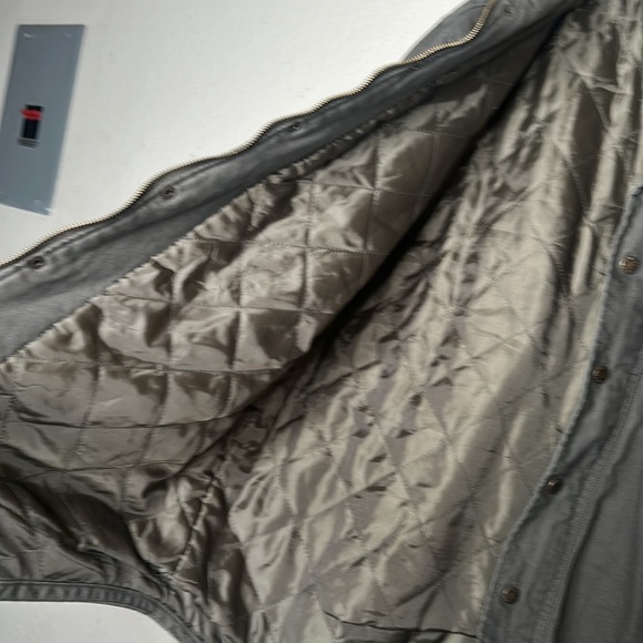 Dickies Active Over Shirt Jacket Gray Size Large Workwear Grunge Retro Skate - Picture 7 of 9